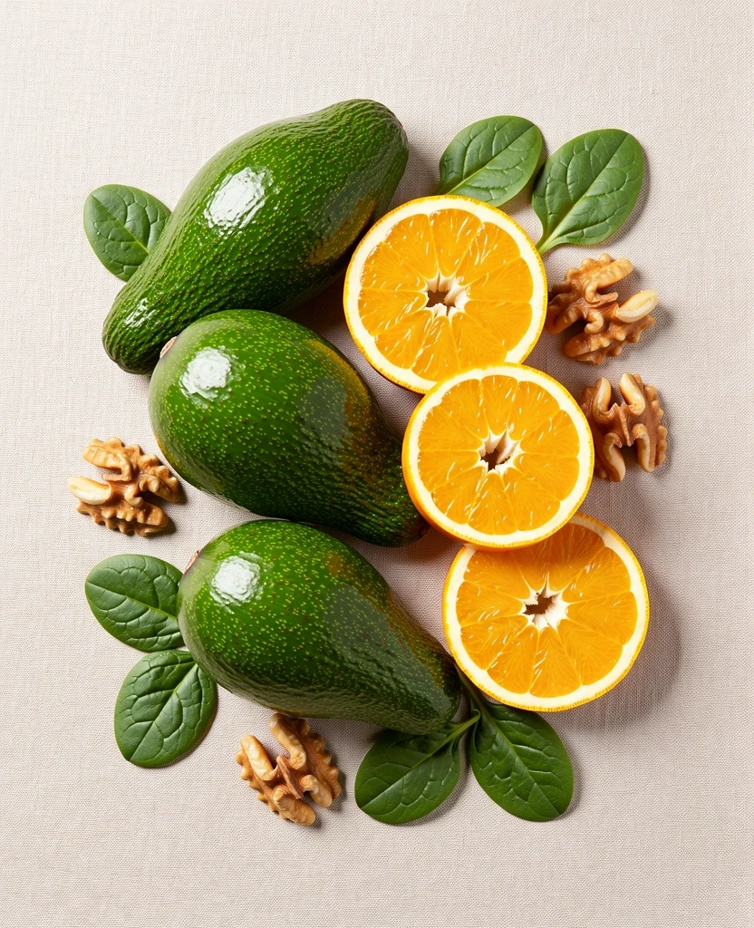 Ingredientes frescos y naturales para una dieta balanceada